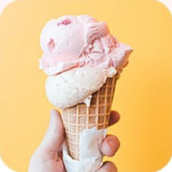 picture with icecream
