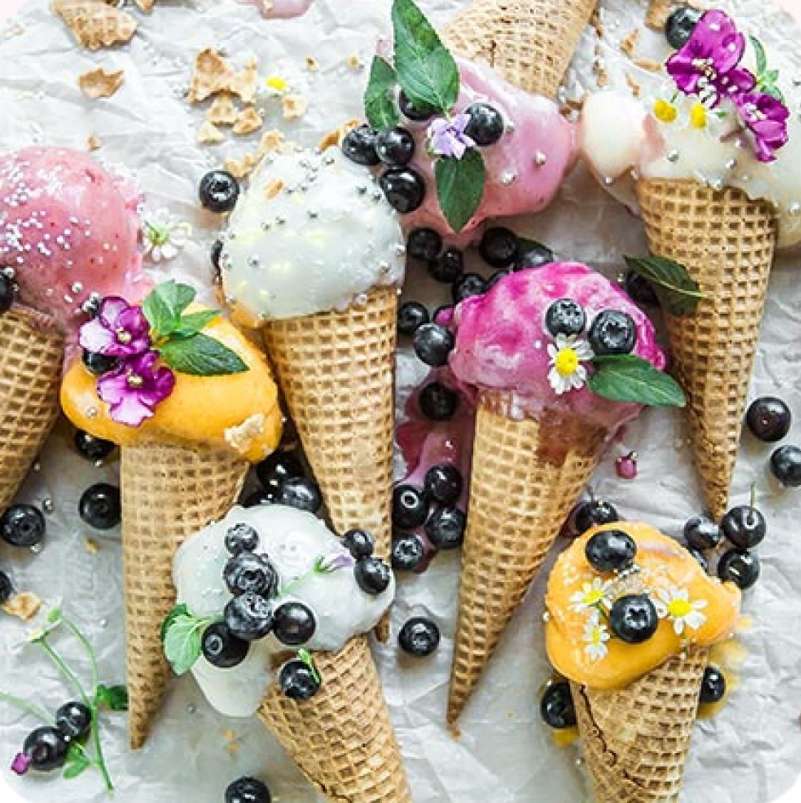picture with icecream