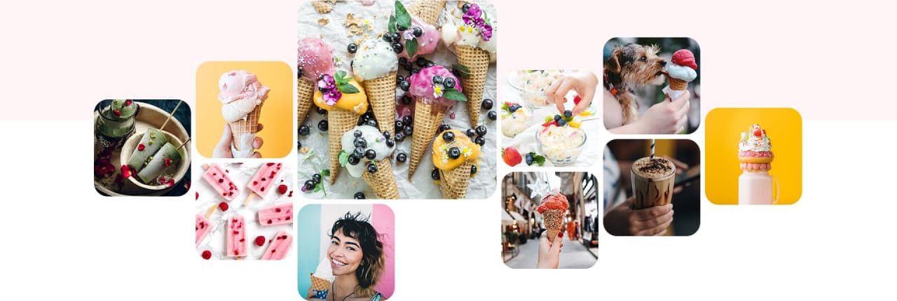picture with icecream